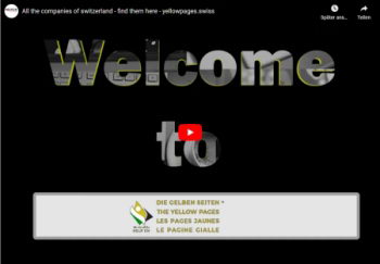YouTube Video Yellowpages.swiss